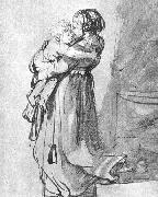 Saskia with a Child Rembrandt